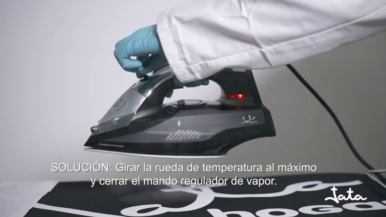 plancha tira agua por abajo
