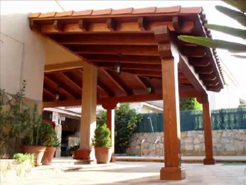 porches de madera rústicos