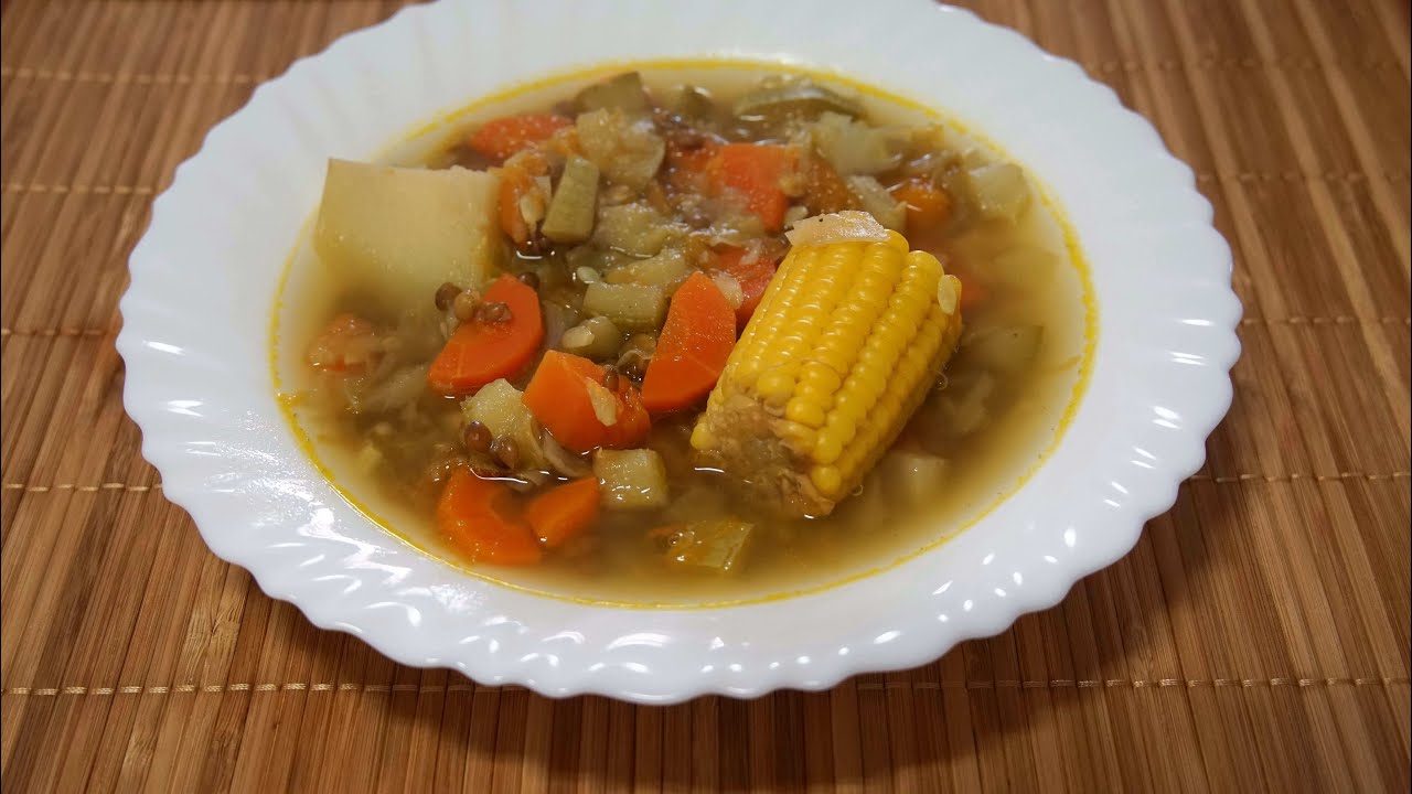 potaje de lentejas canario en olla express
