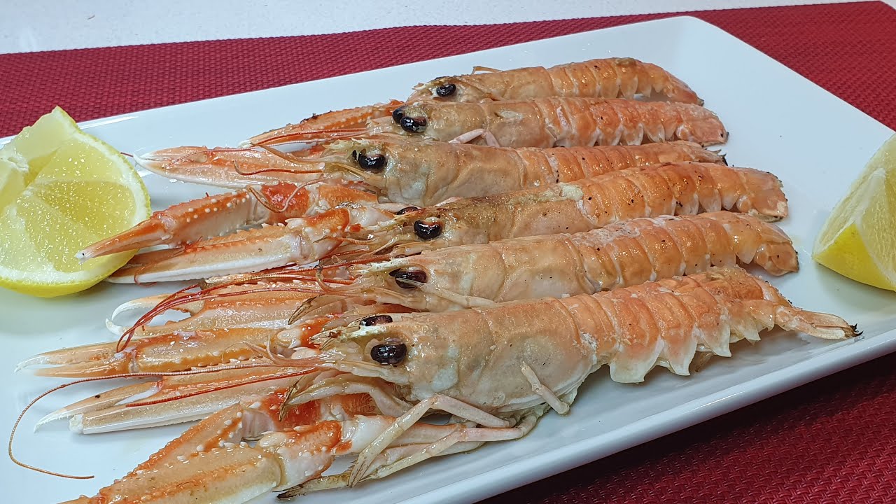 preparar cigalas plancha