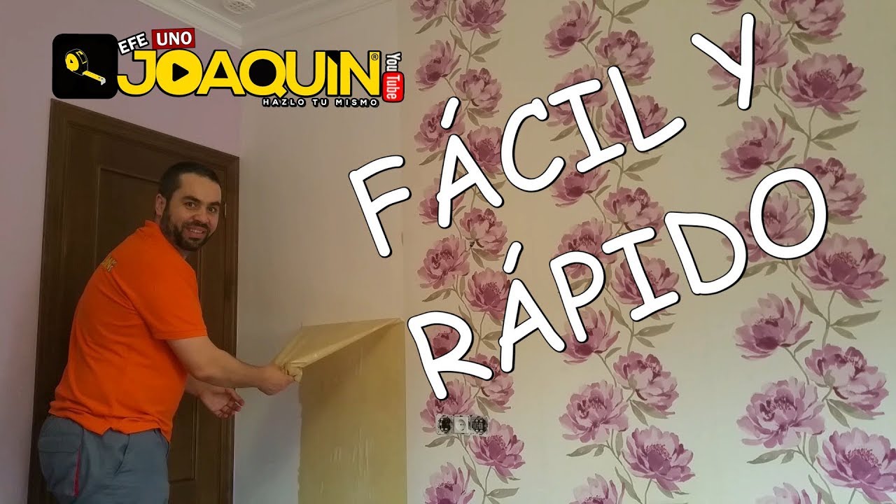 quitar papel pintado de la pared