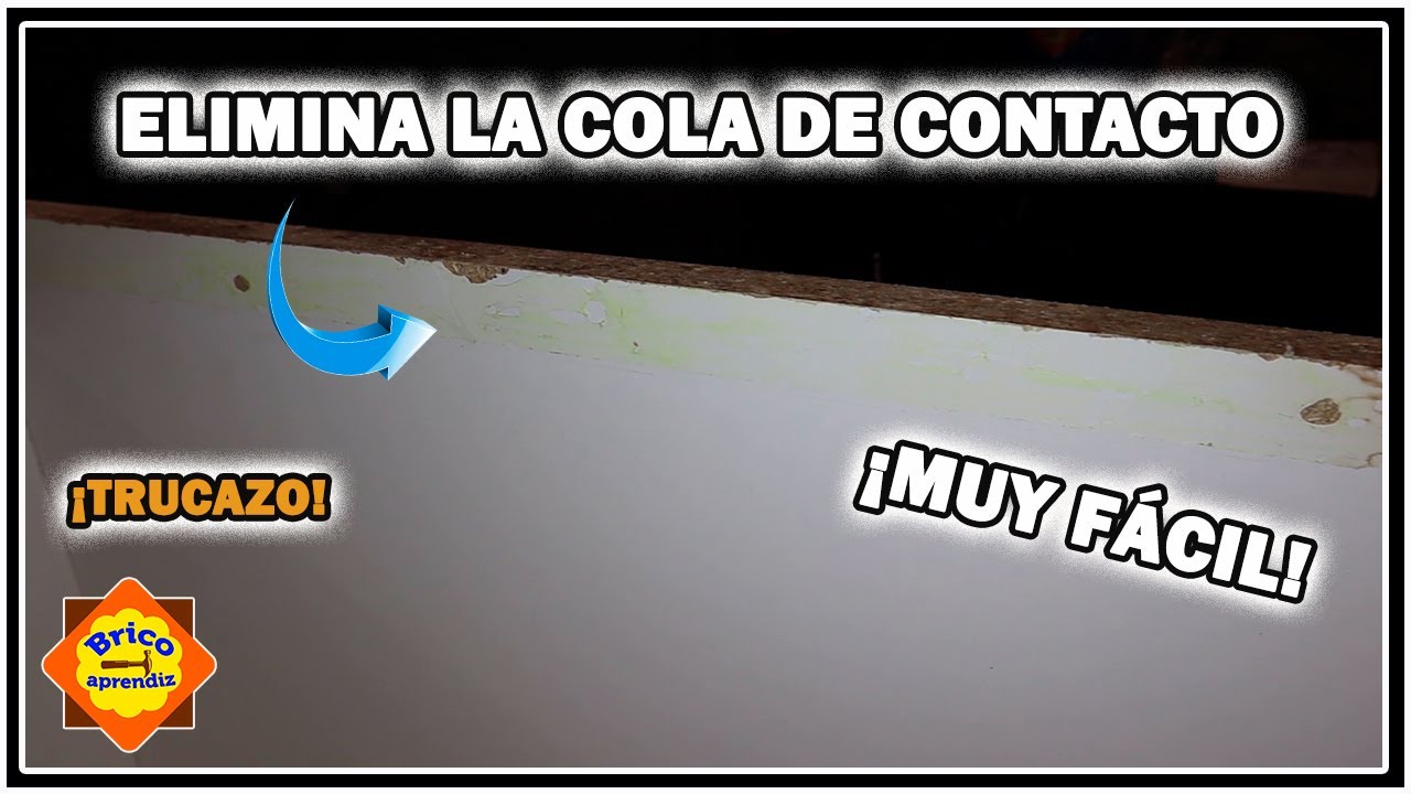quitar pegamento de contacto seco