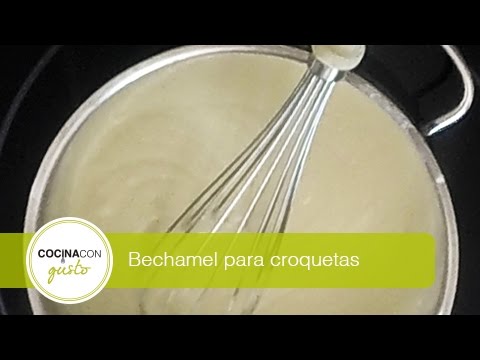 receta bechamel croquetas