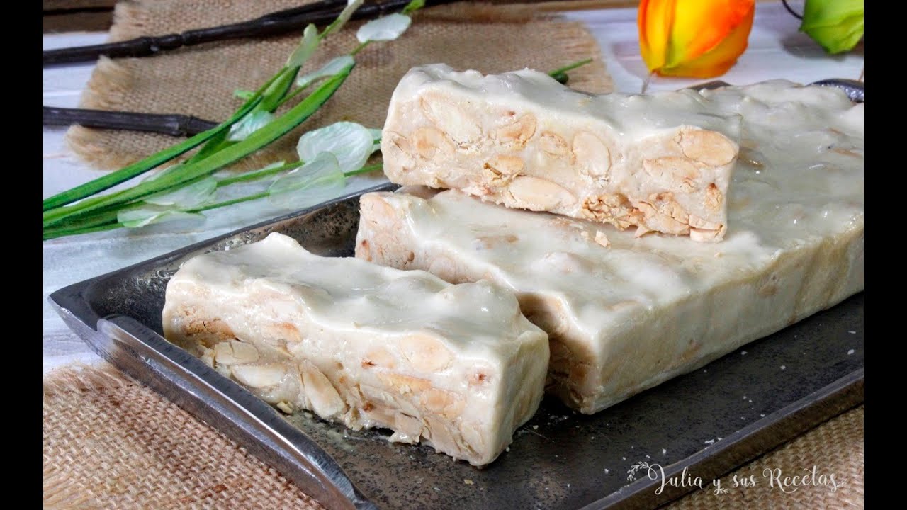 recetas con turrón duro de almendras