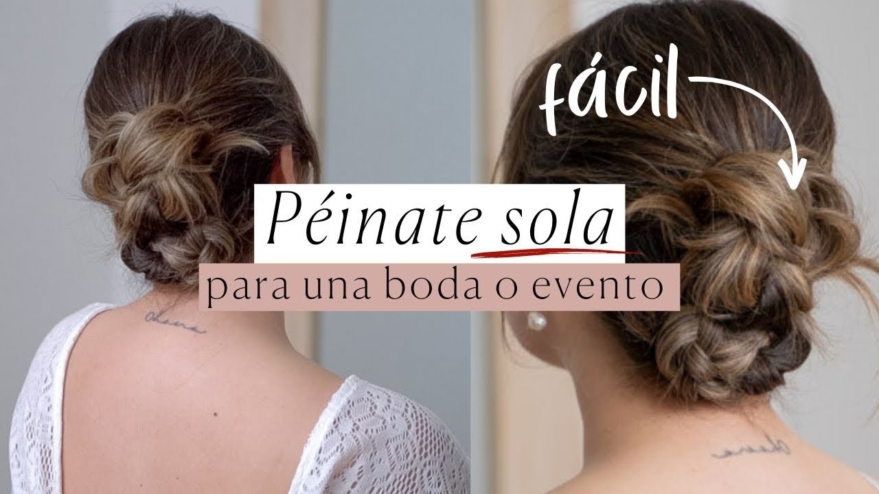 recogido media melena boda