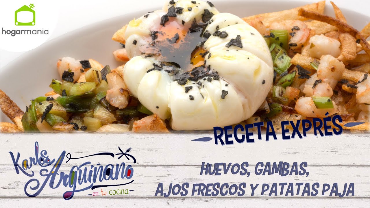 revuelto de ajos tiernos arguiñano