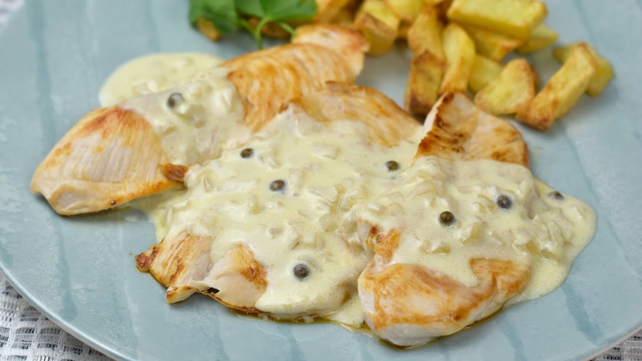 salsa para filetes de pollo a la plancha