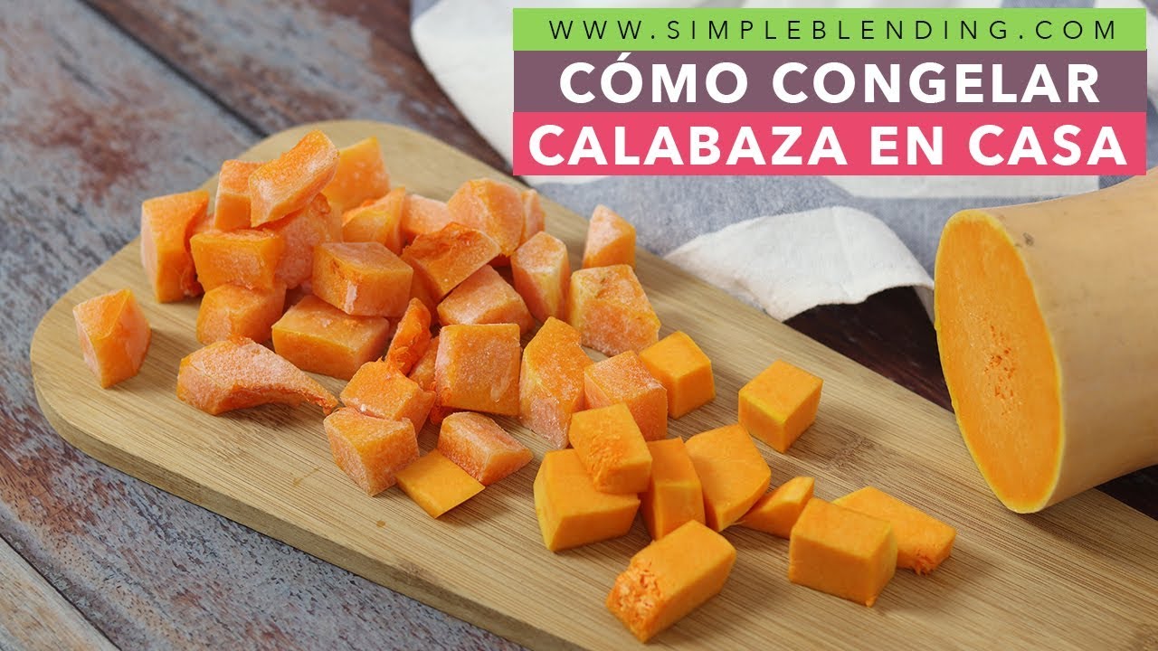 se puede congelar la crema de calabaza