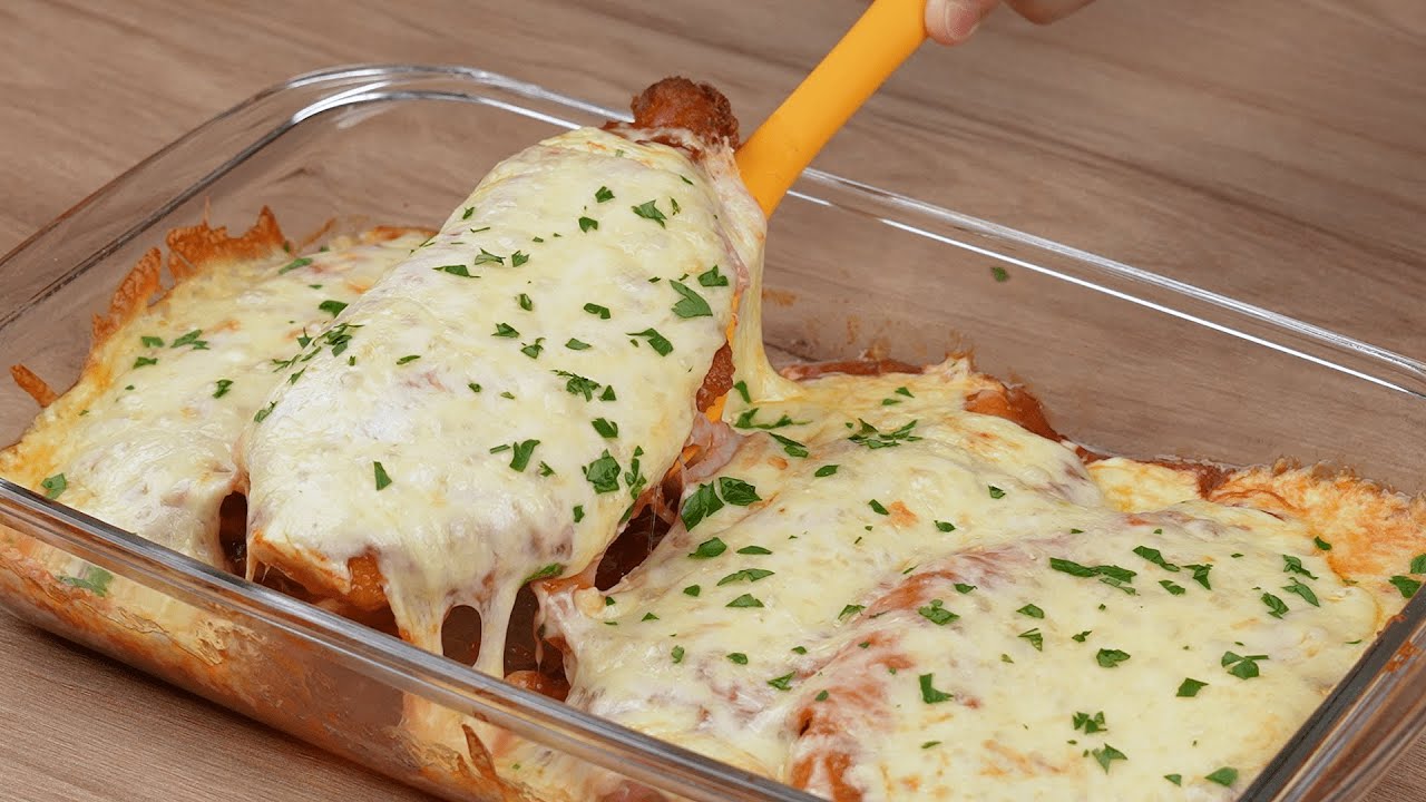 solomillos de pollo al horno con queso