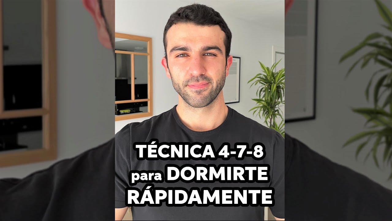 tecnica 4 7 8 para dormir en un minuto