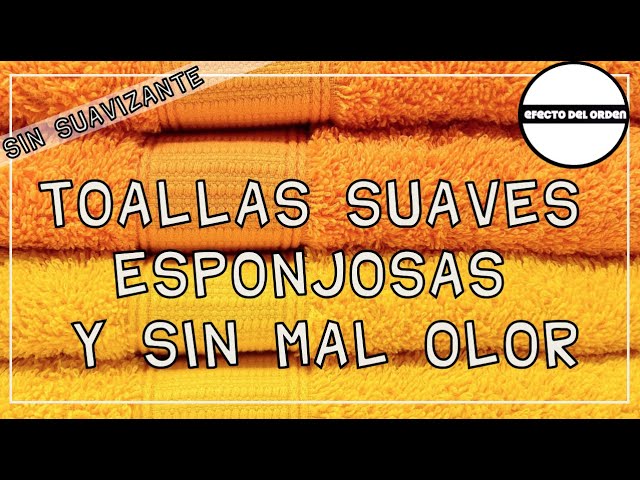 toallas suaves con bicarbonato y vinagre