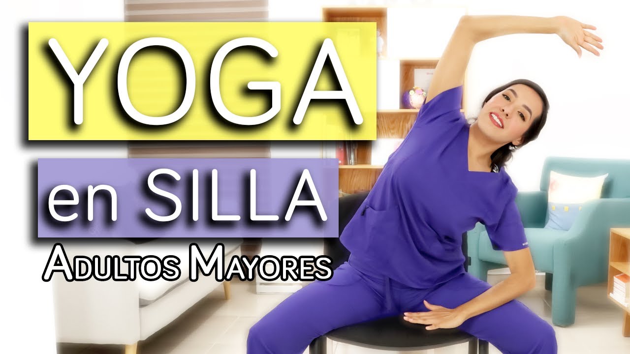 yoga en silla para adultos