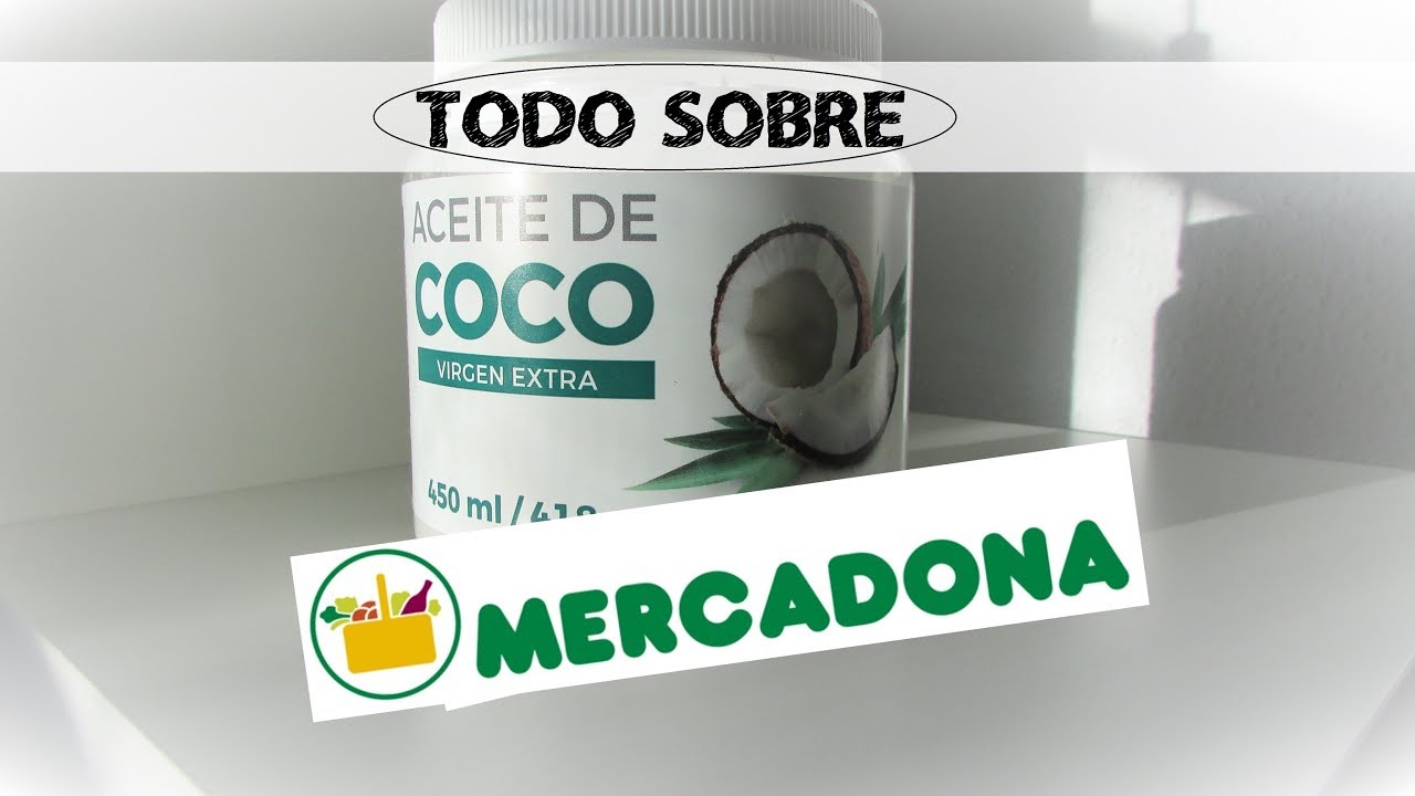 aceite de coco para cocinar mercadona