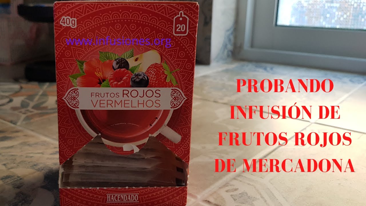 agua de frutos rojos mercadona