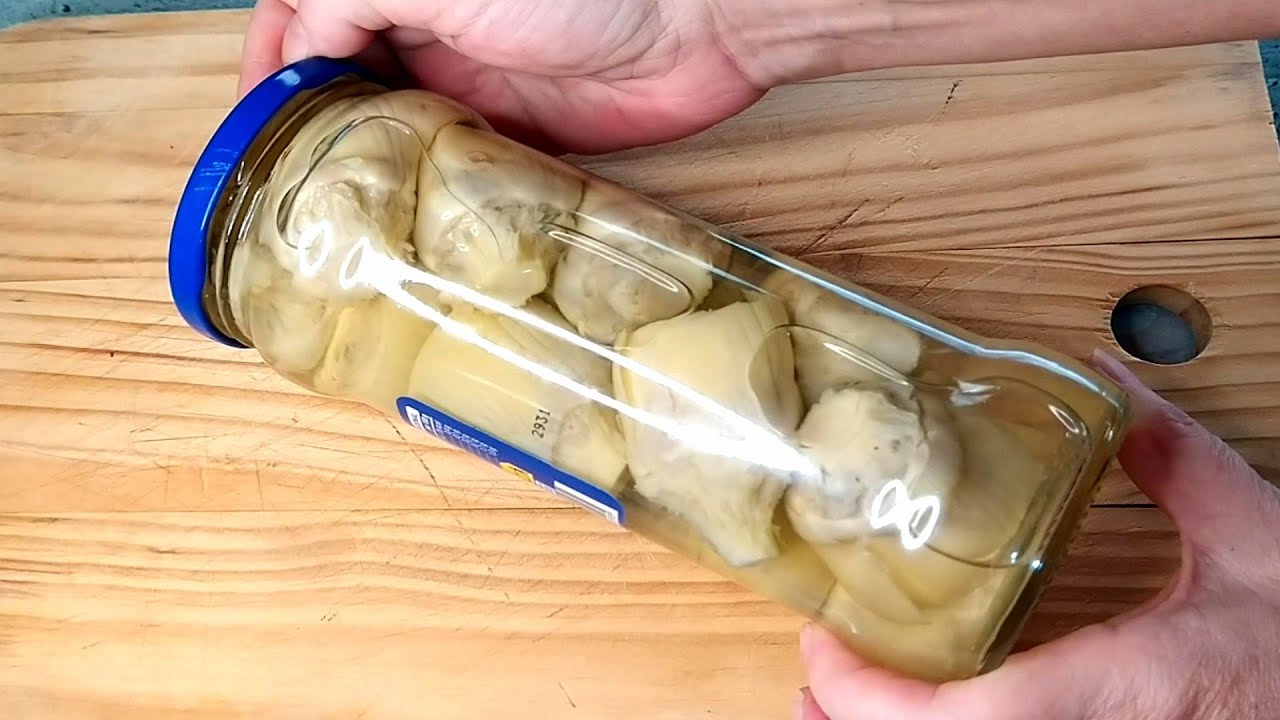 alcachofas de bote con mayonesa