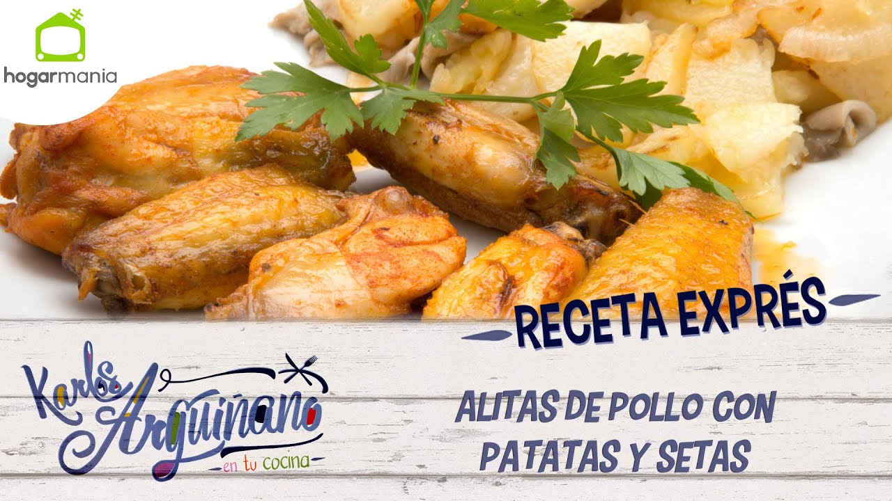 alitas de pollo al ajillo karlos arguiñano