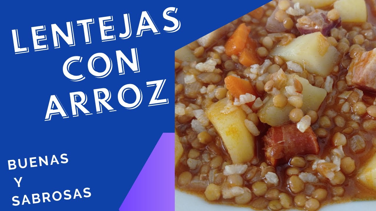 arroz con lentejas de bote