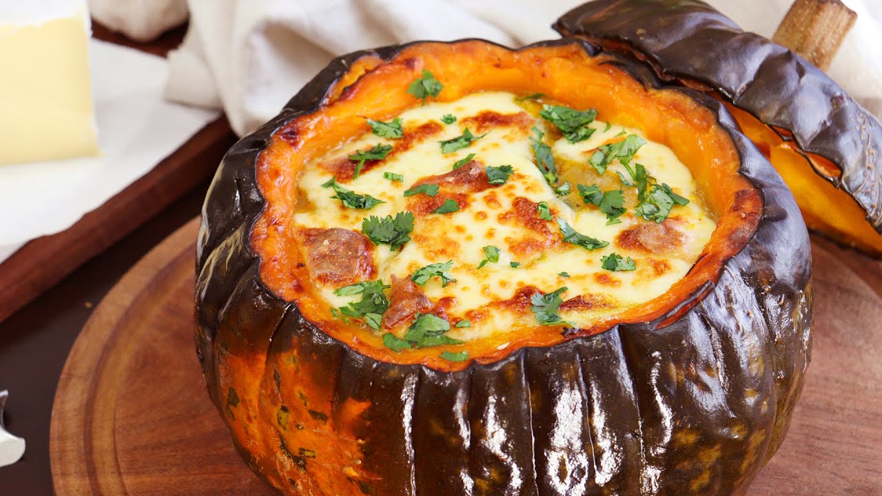 calabaza redonda al horno