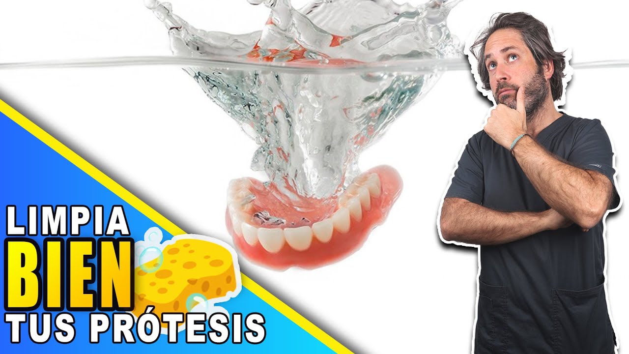 como limpiar dentadura postiza muy sucia
