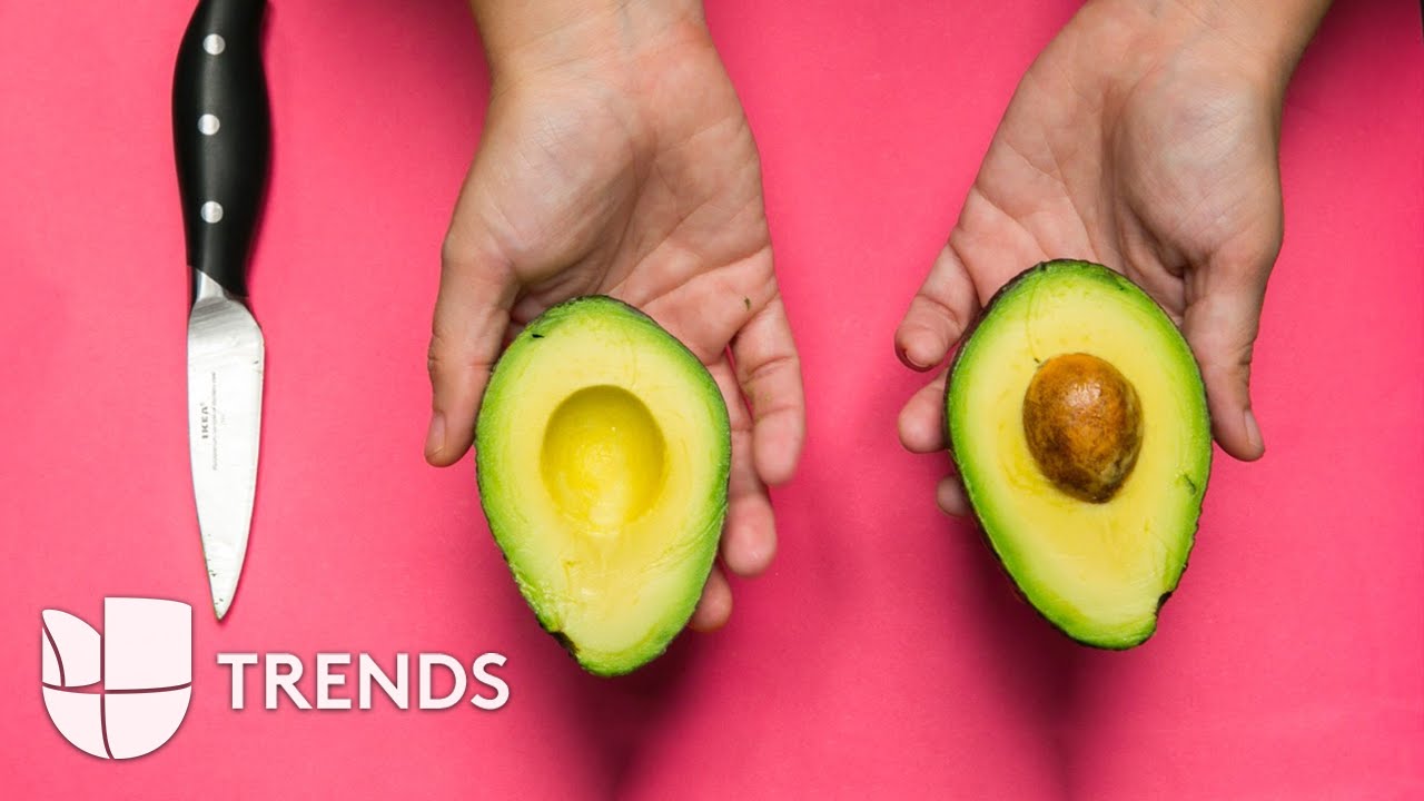 como partir un aguacate