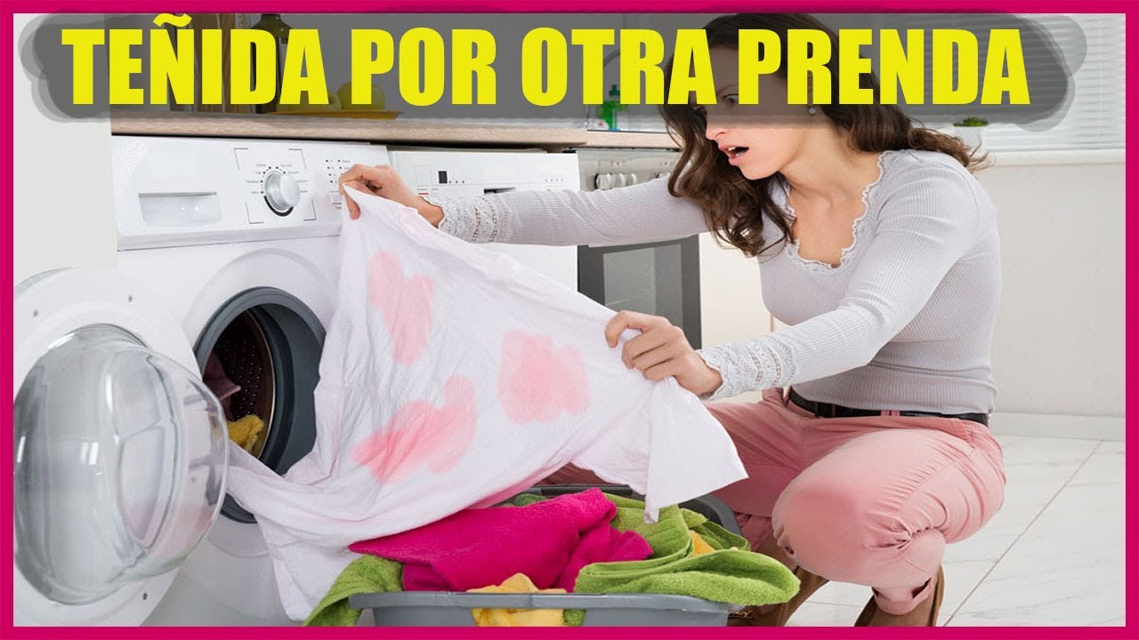 como quitar las manchas de ropa teñida por otra