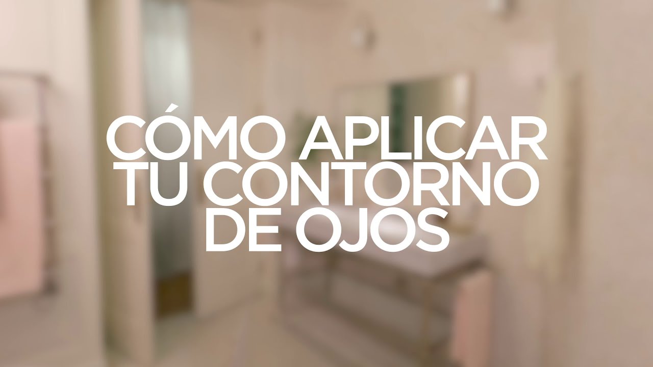 contorno de ojos aplicar correctamente