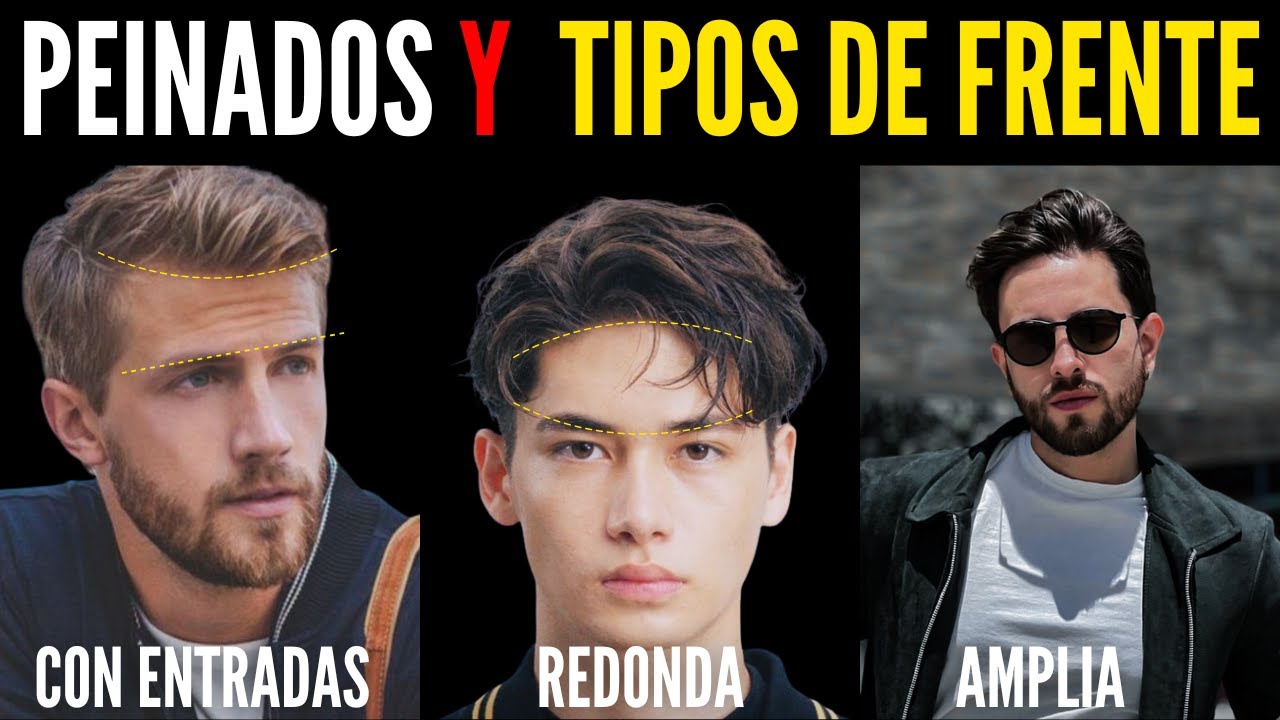 corte pelo hombre frente grande
