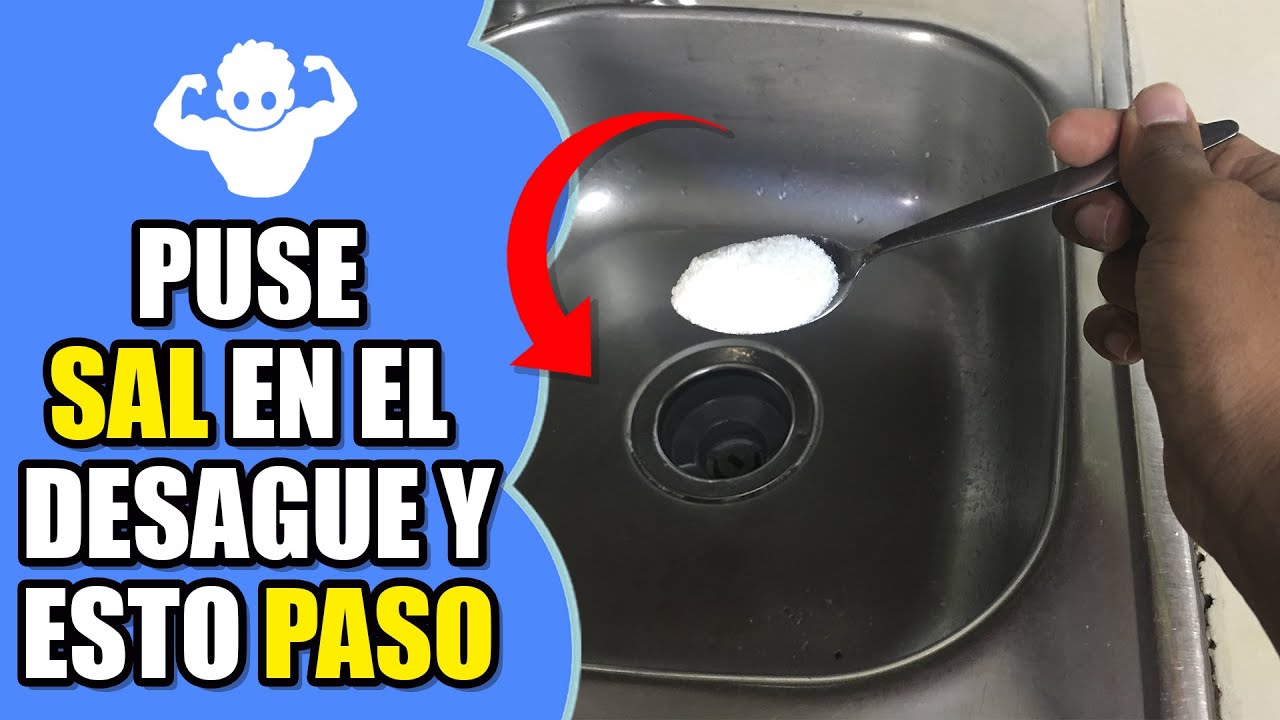 echar sal en el fregadero