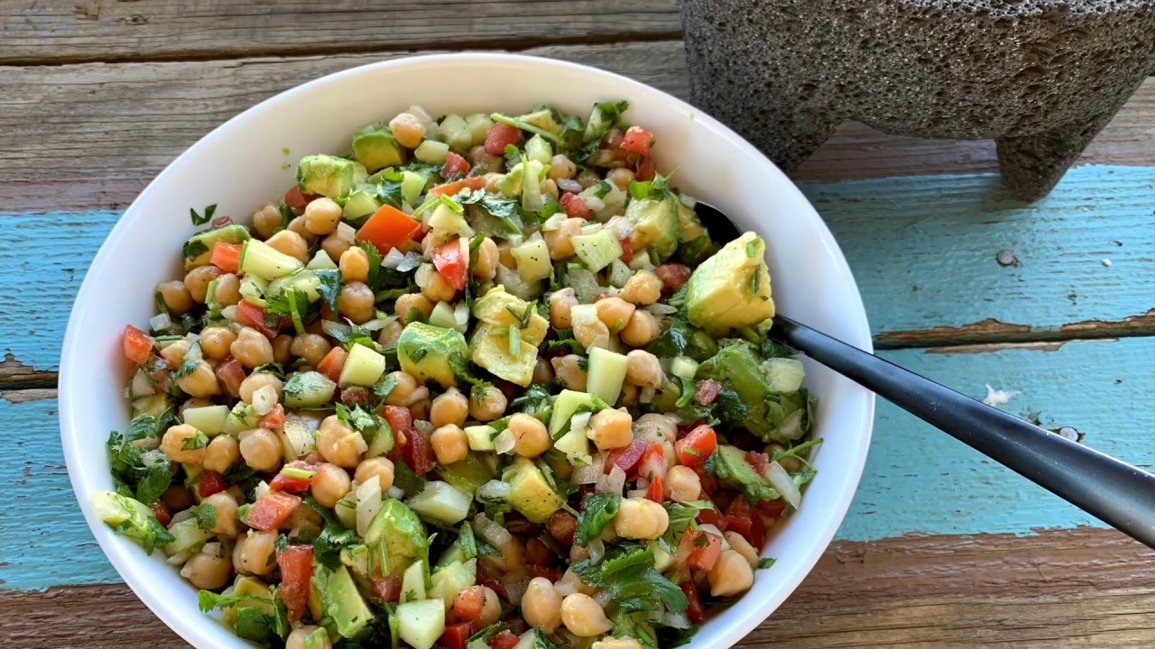 ensalada de garbanzos dieta