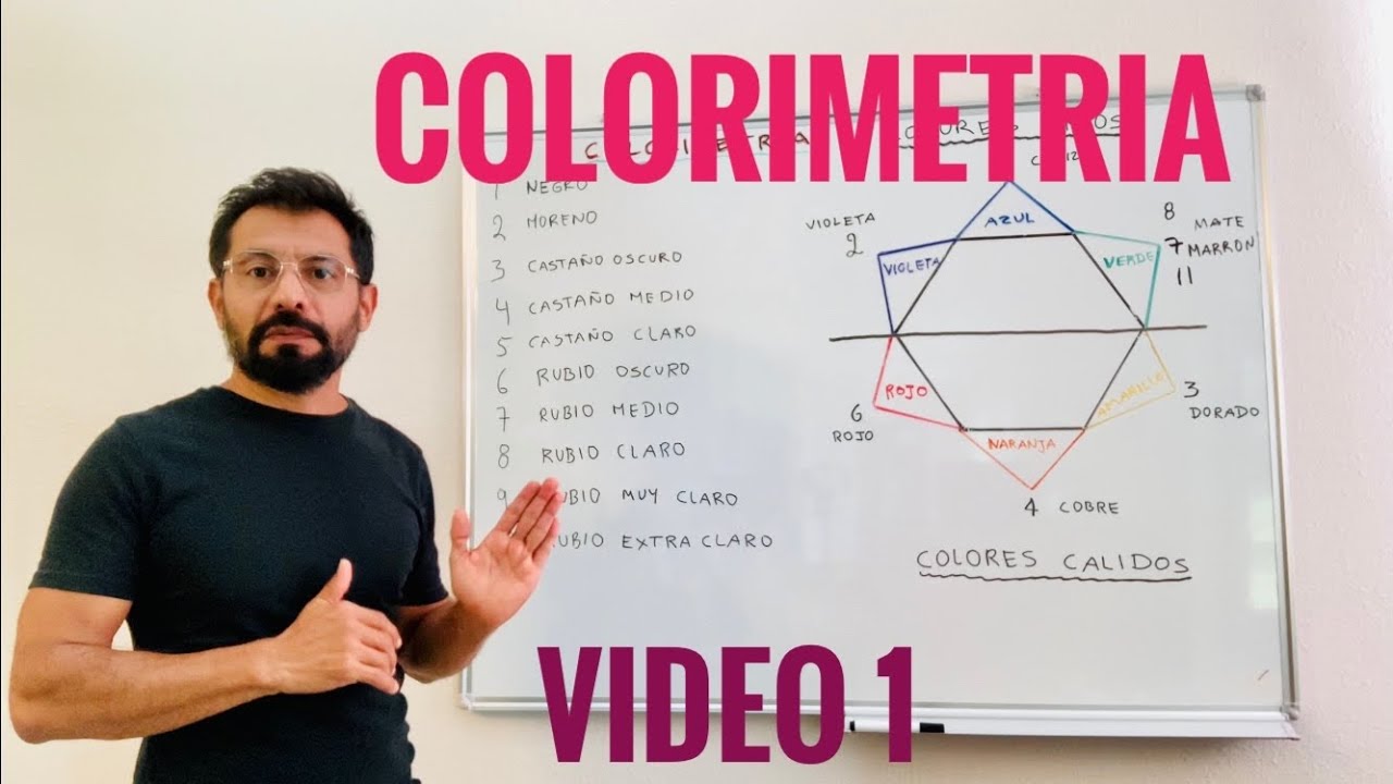 escala de colores de tintes