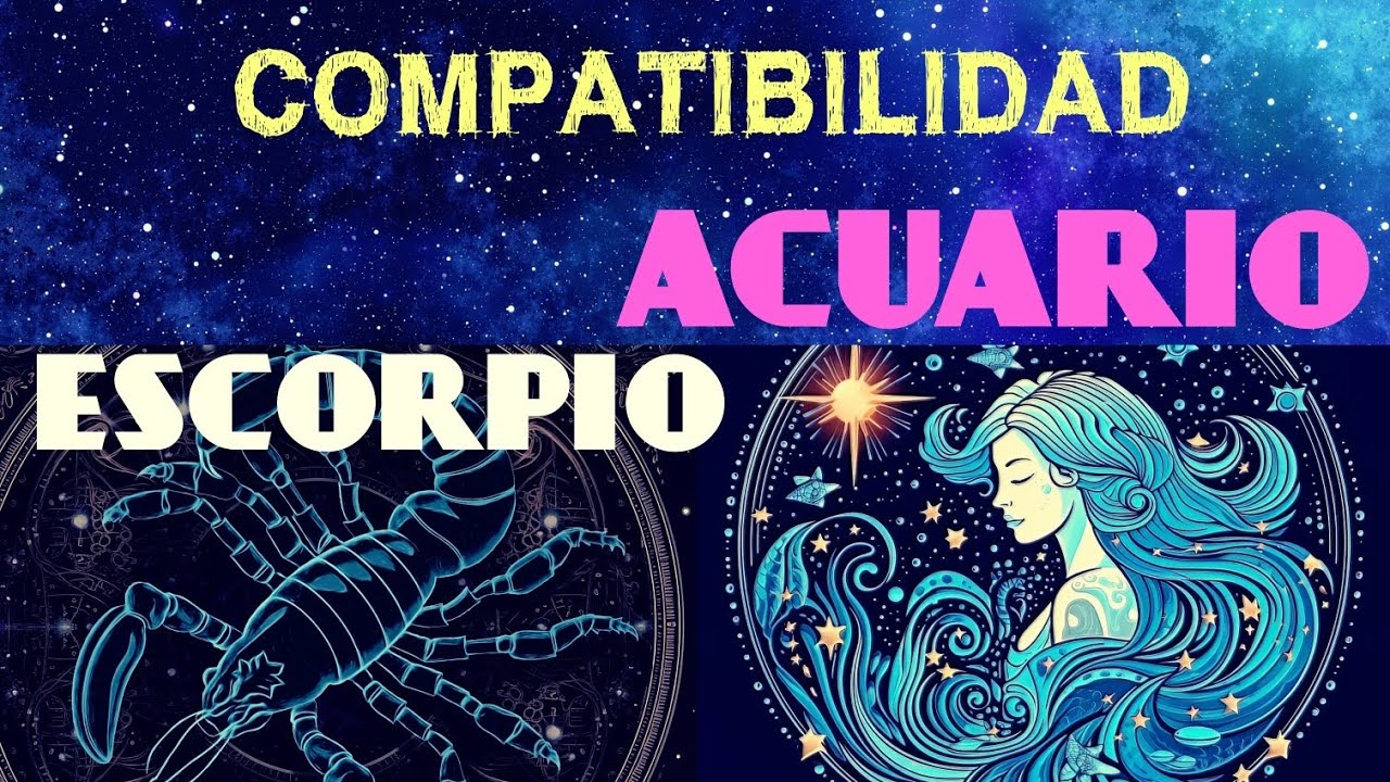 escorpio y acuario en la cama