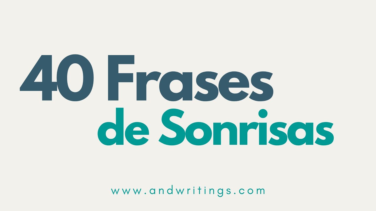 frases sonrisas