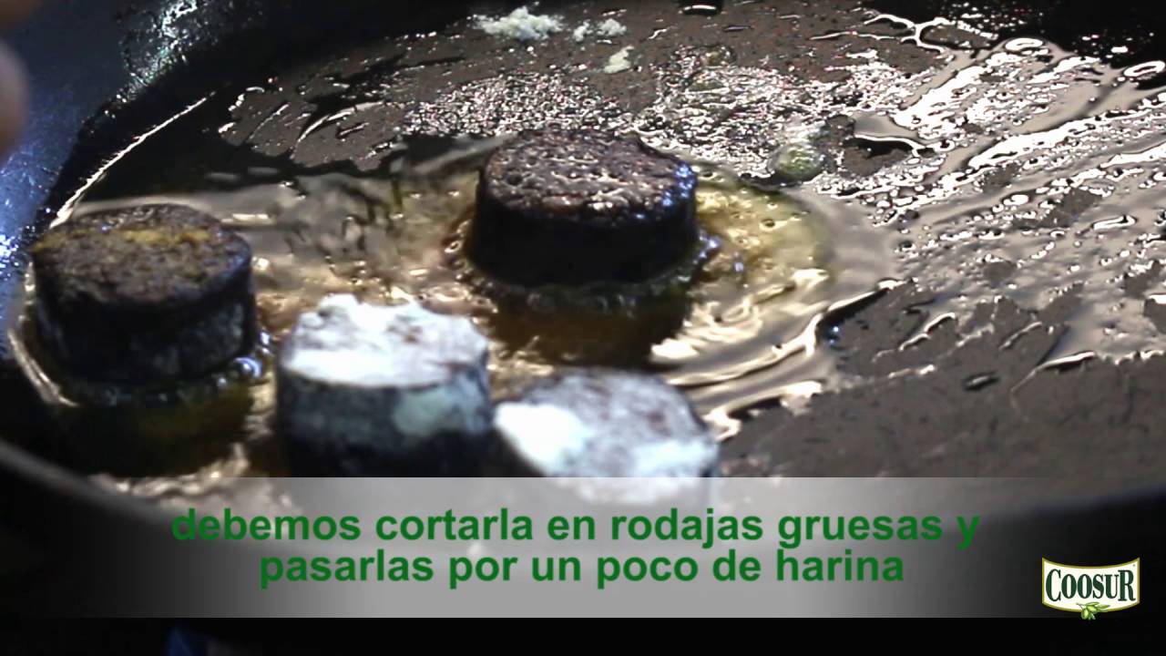 freir morcilla de cebolla sin que se rompa
