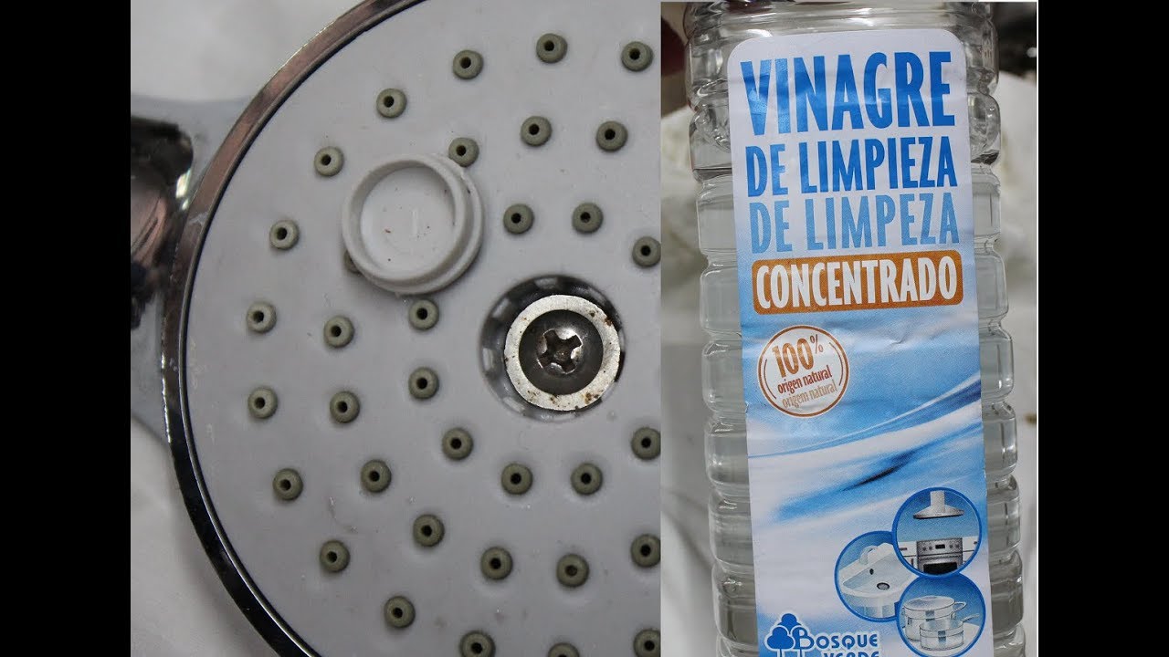 limpiar alcachofa ducha
