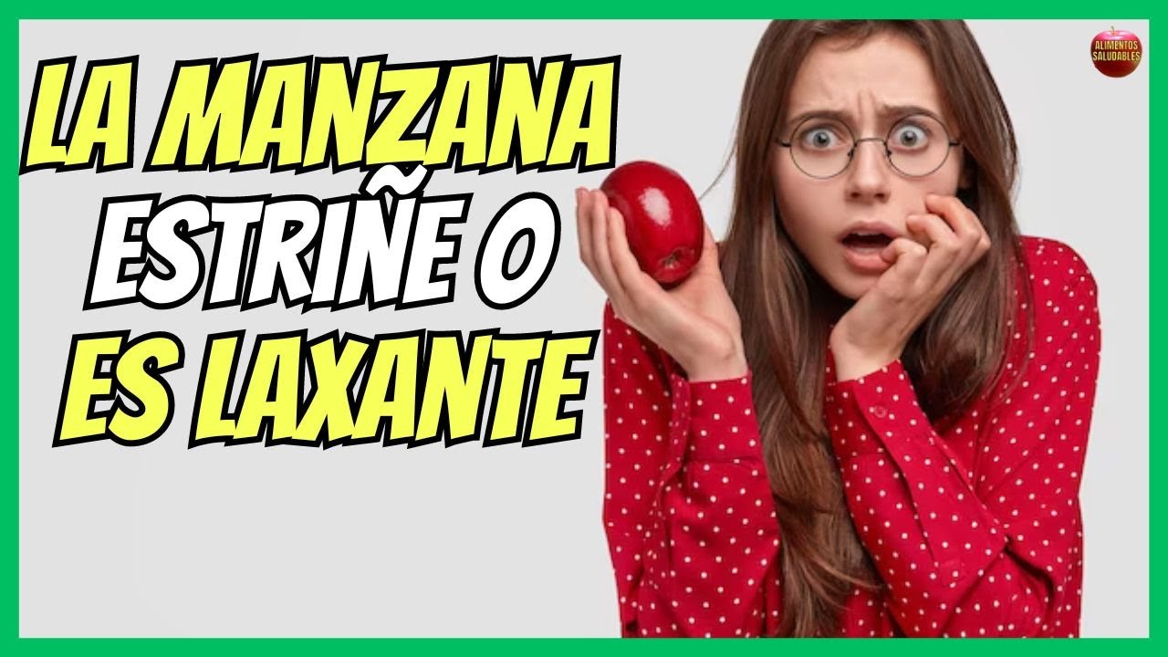 manzana y estreñimiento