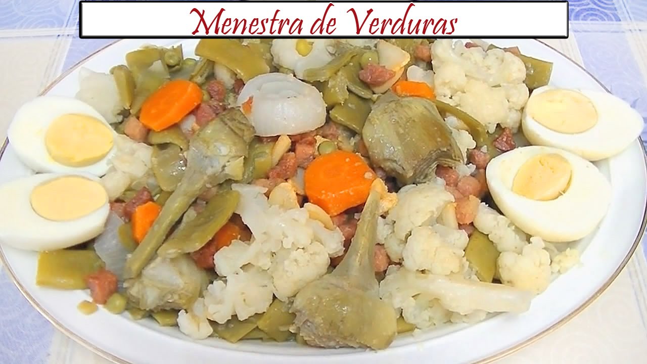 menestra de verduras casera