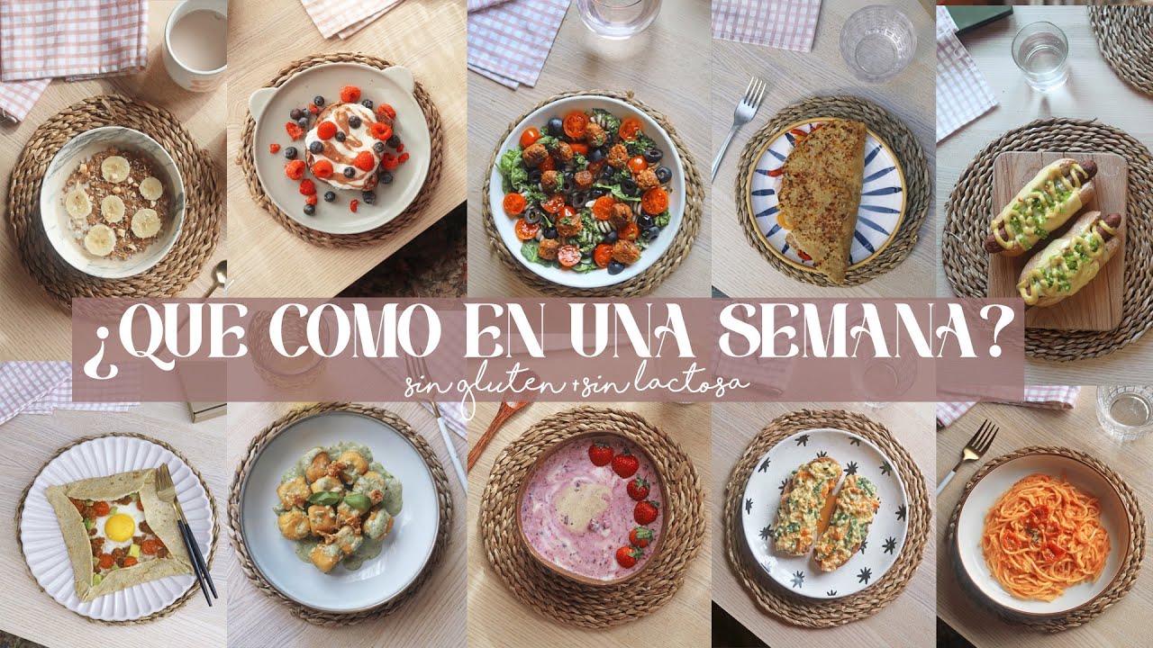 menu sin lactosa