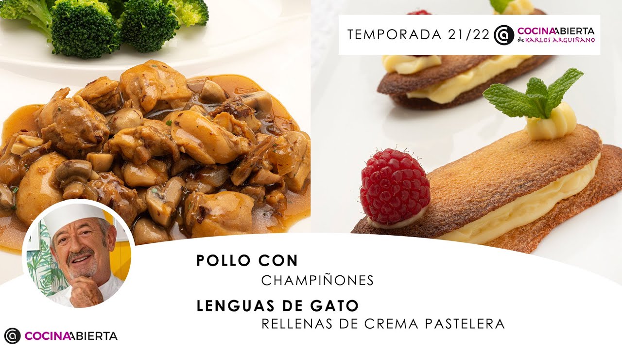 pollo con champiñones karlos arguiñano