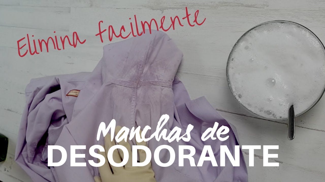quitar manchas de sudor en camisas