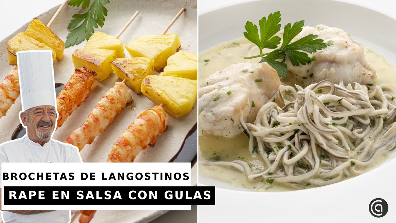rape en salsa verde con gulas de arguiñano
