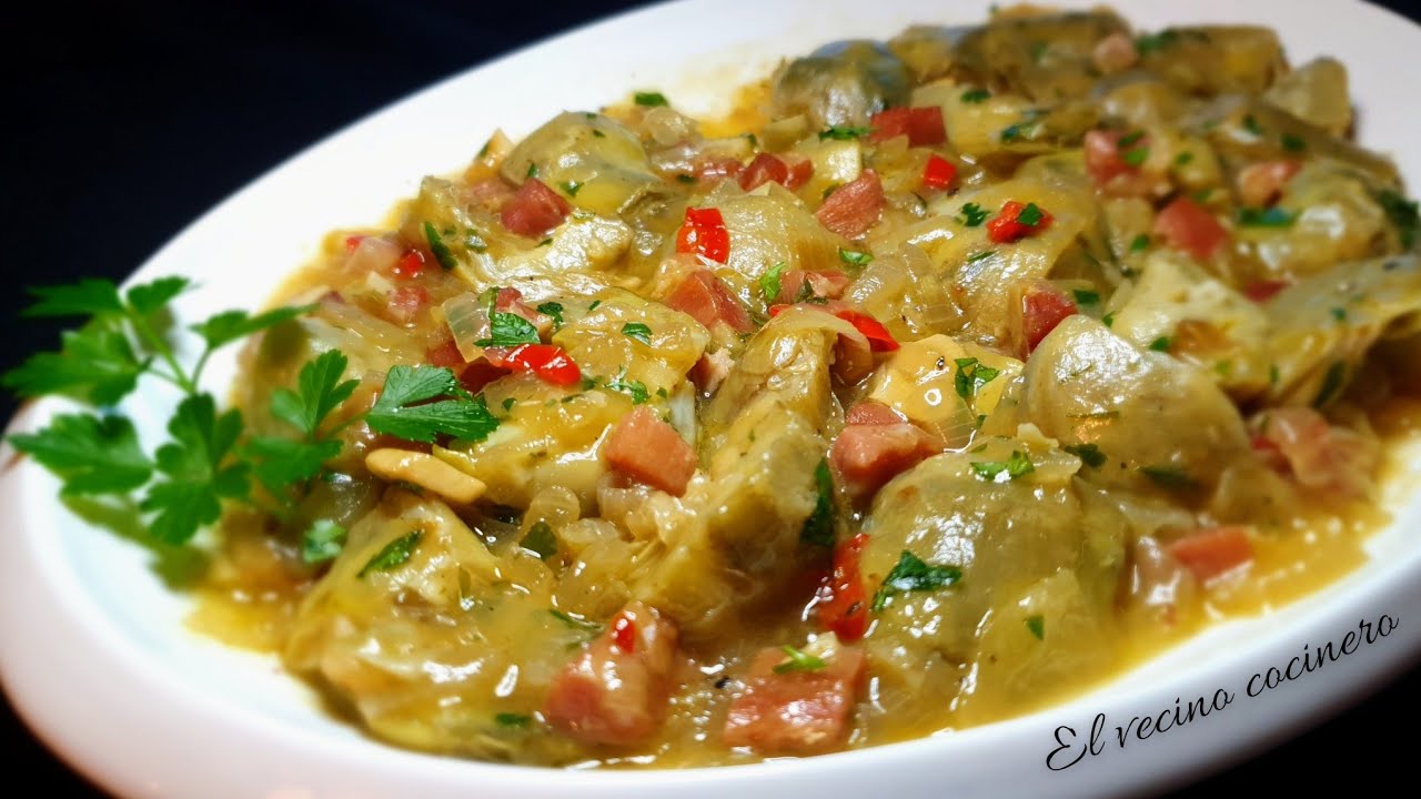 recetas alcachofas bote