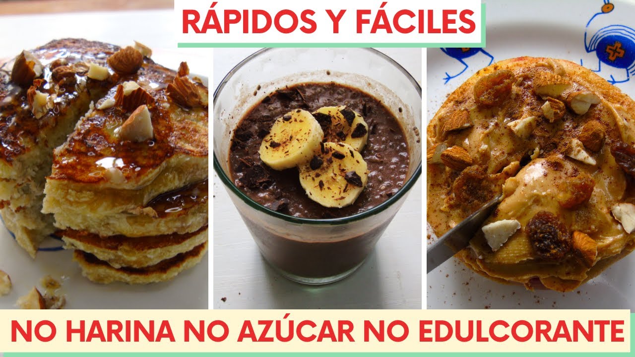recetas sin harinas ni azúcar ni lácteos