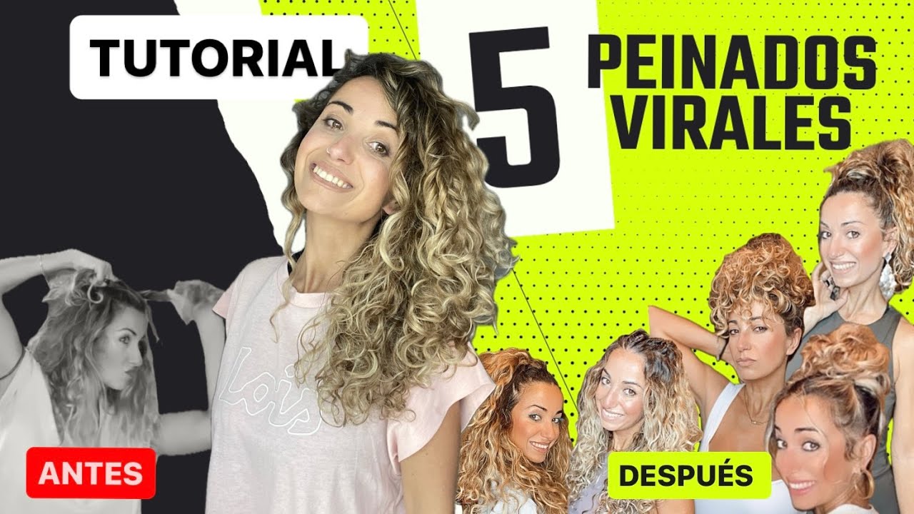 recogidos faciles con pelo rizado