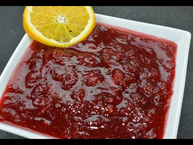salsa de arándanos para carne
