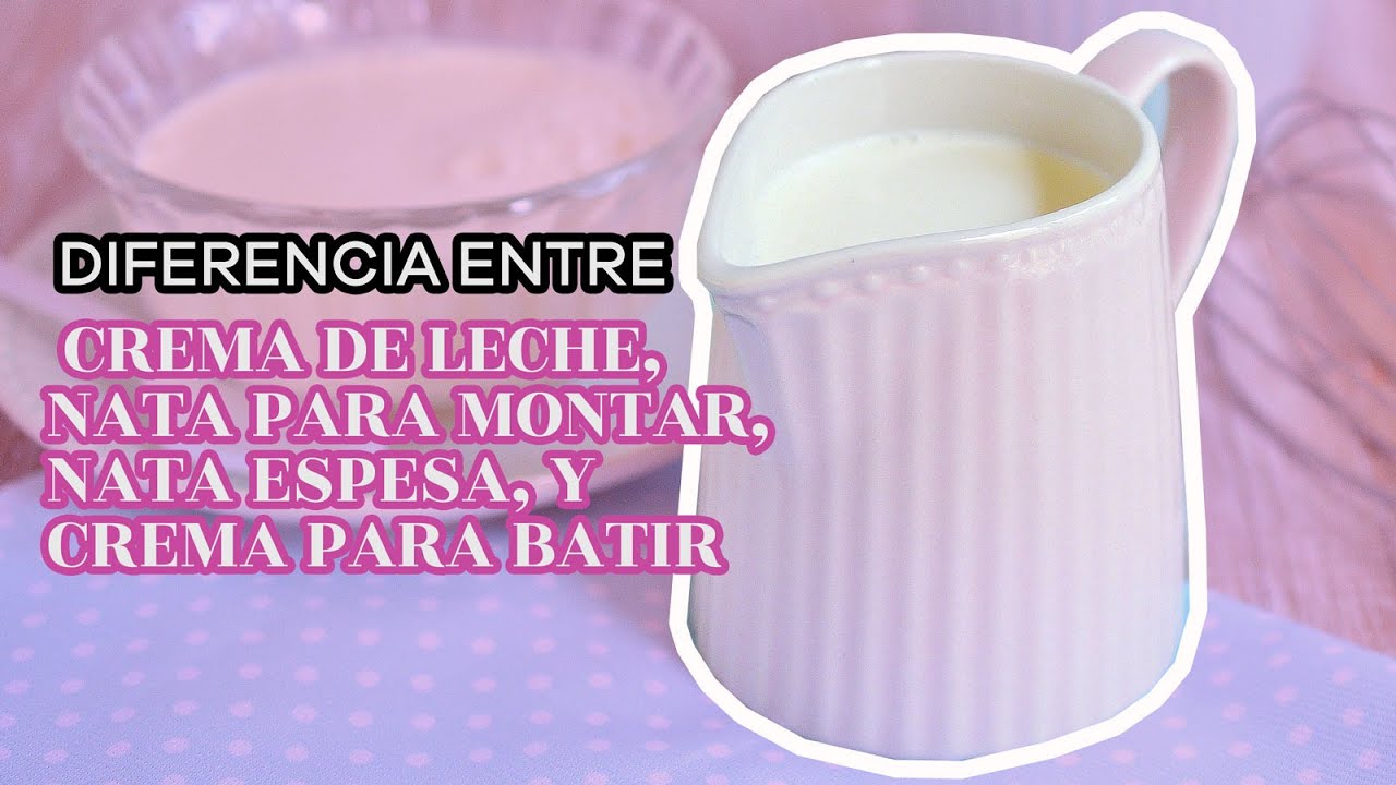 se puede montar la nata para cocinar