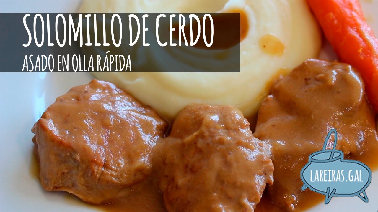 solomillo cerdo olla express